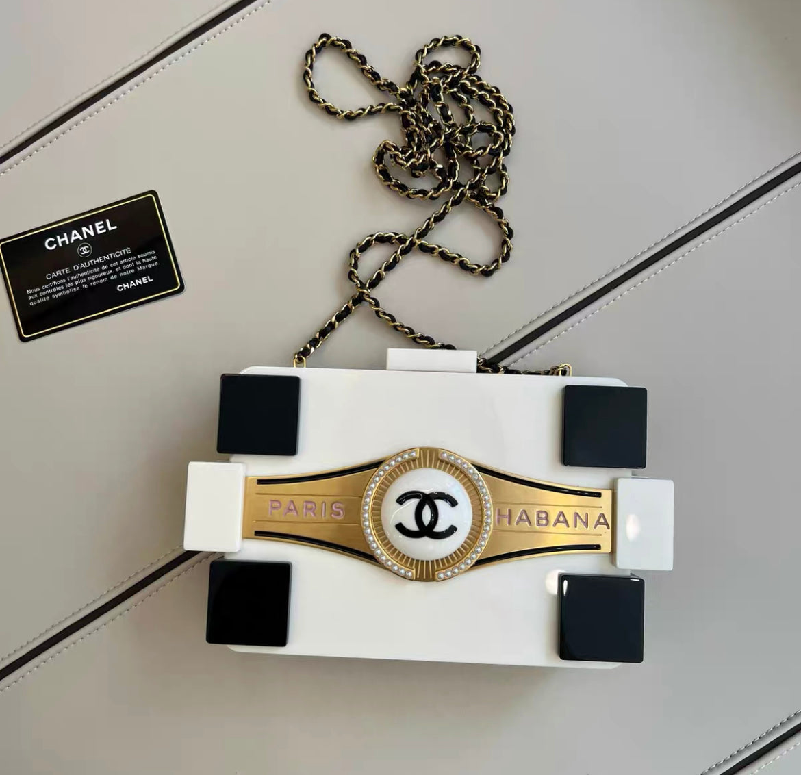 Chanel Boy Leather Gold Shoulder Bag