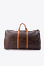 Louis Vuitton 60 Keepall Bag In Brown Monogram Coated Canvas