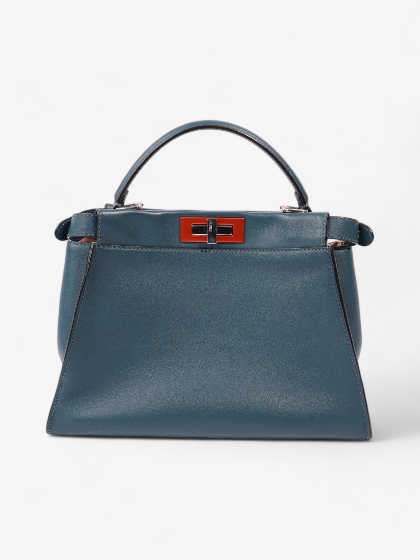 Fendi Peekaboo Leather Red Handbag Style 46