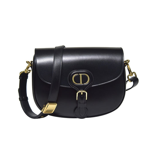 Black Box Calfskin Leather Medium Dior Bobby Bag - 4 Rented Out