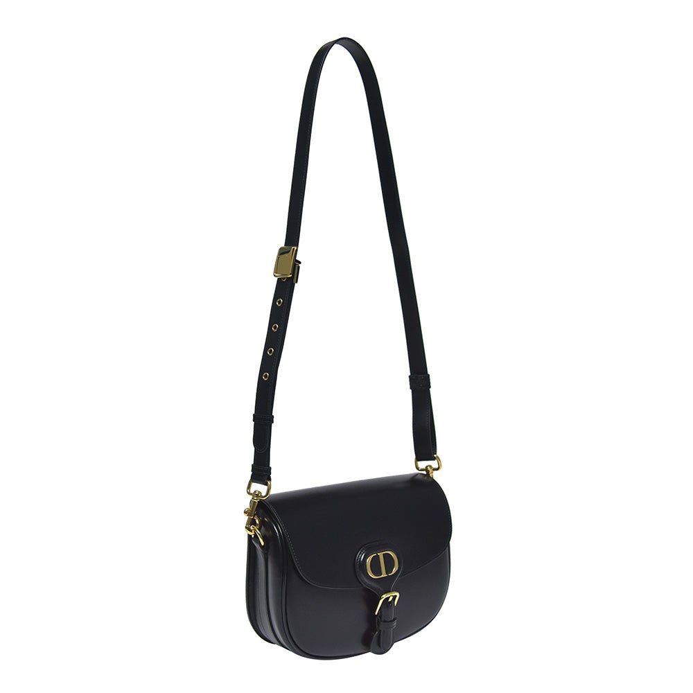 Black Box Calfskin Leather Medium Dior Bobby Bag - 3 Rented Out