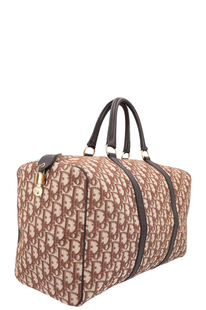 Christian Dior Boston Bag Oblique Brown