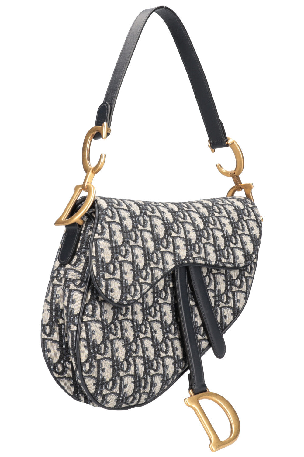 Dior Saddle Oblique Blue Crossbody Style 11