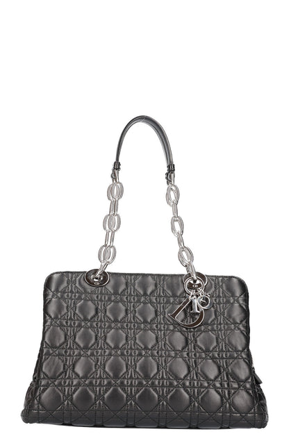 Christian Dior Soft Medium Cannage Bag Black