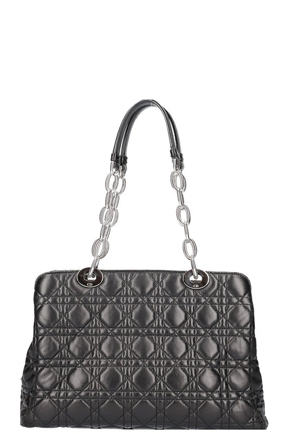Christian Dior Soft Medium Cannage Bag Black