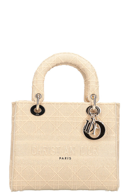 Dior Lady Dior Canvas Handbag
