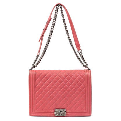 Chanel Boy Large Quilted Calfskin Shoulder Bag