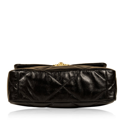 Chanel Chanel 19 Lambskin Black Shoulder Bag Style 27