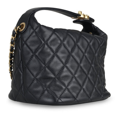 Chanel Chanel 19 Lambskin Black Shoulder Bag Style 5
