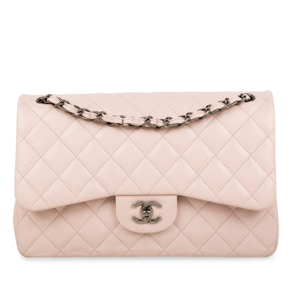 Chanel Classic Flap Caviar Beige Shoulder Bag