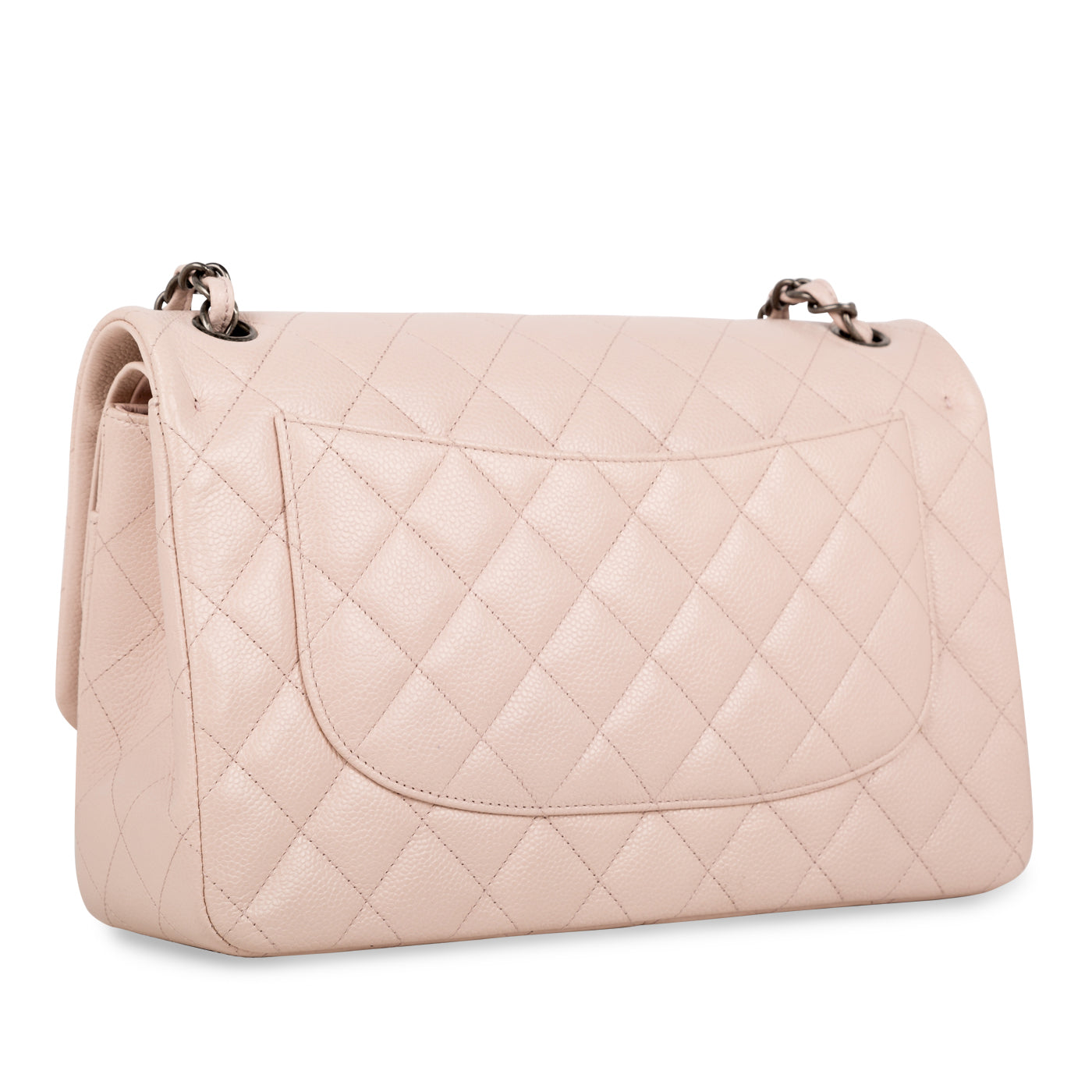 Chanel Classic Flap Caviar Beige Shoulder Bag