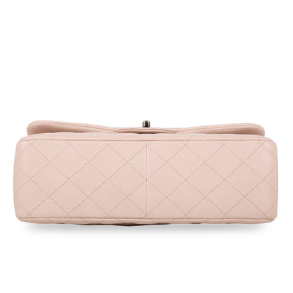 Chanel Classic Flap Caviar Beige Shoulder Bag