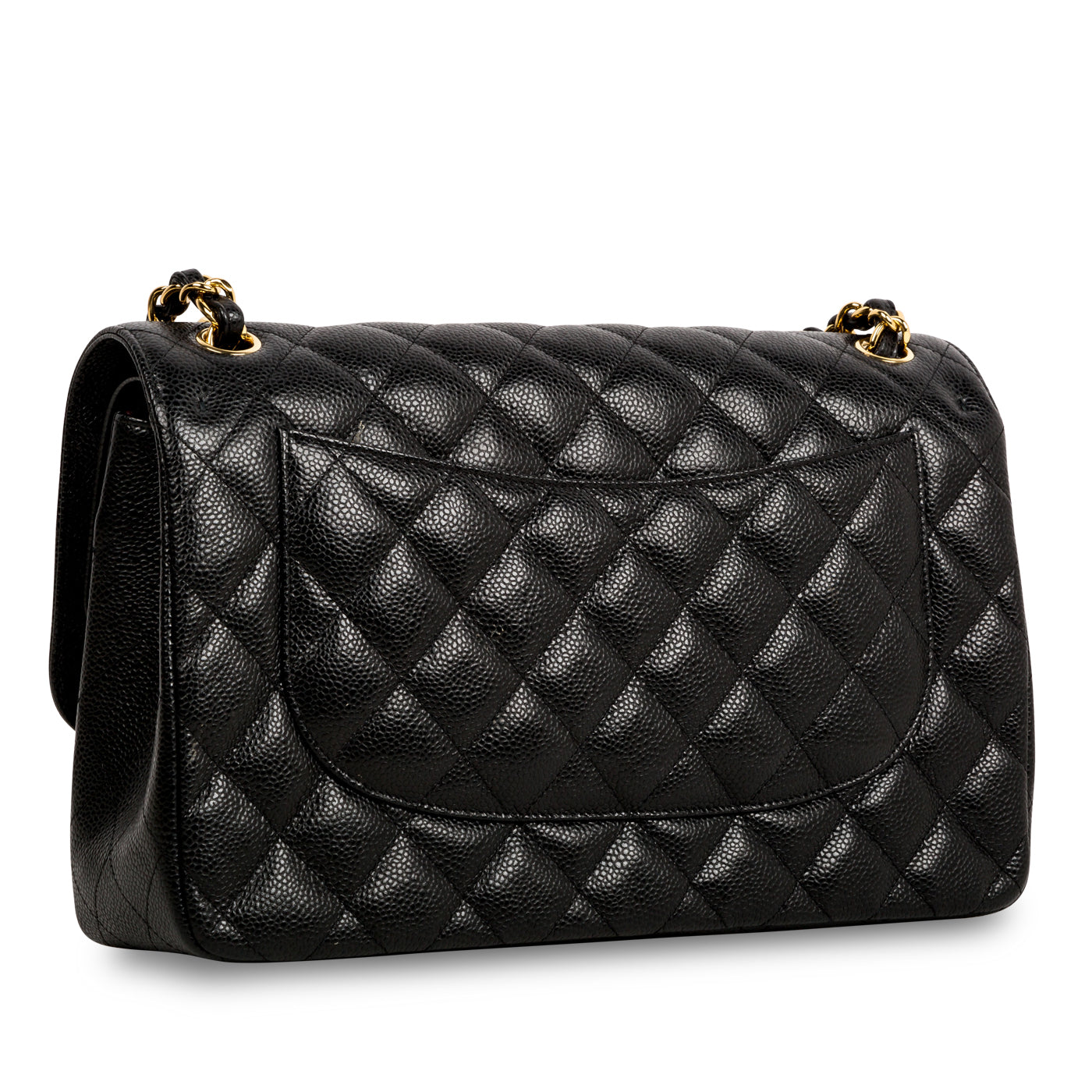 Chanel Classic Flap Caviar Black Shoulder Bag Style 48