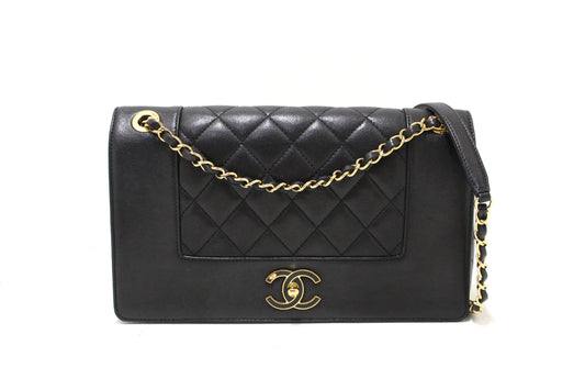 Chanel Flap Calfskin Leather Shoulder Bag