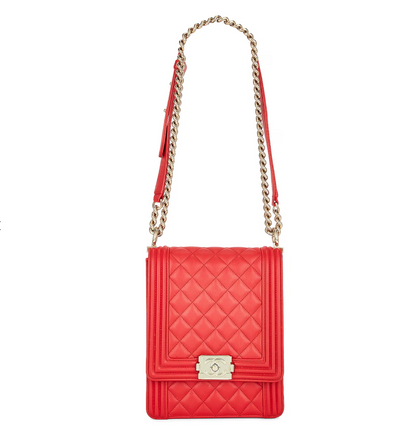 Chanel Boy Quilted Calfskin Shoulder Bag