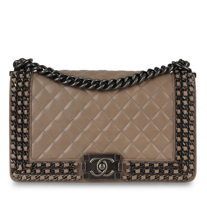 Chanel Enchained Boy Bag - Old Medium