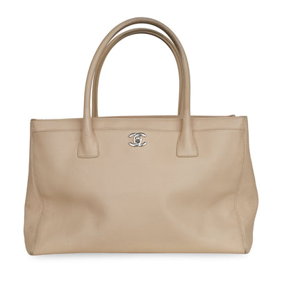 Chanel Timeless Leather Silver Tote Bag Style 2