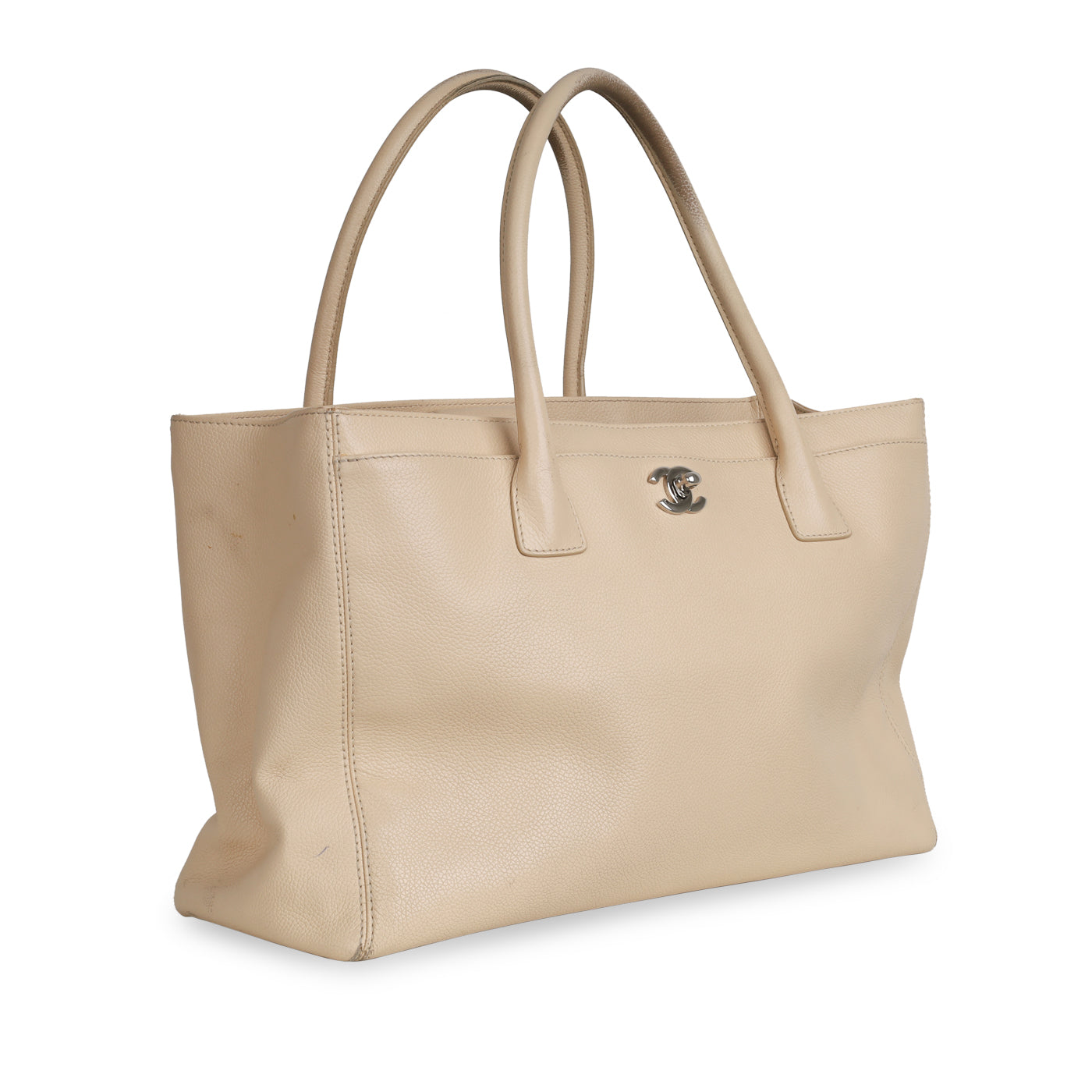 Chanel Timeless Leather Silver Tote Bag Style 2