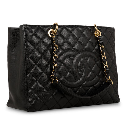 Chanel Timeless Caviar Black Tote Bag Style 32