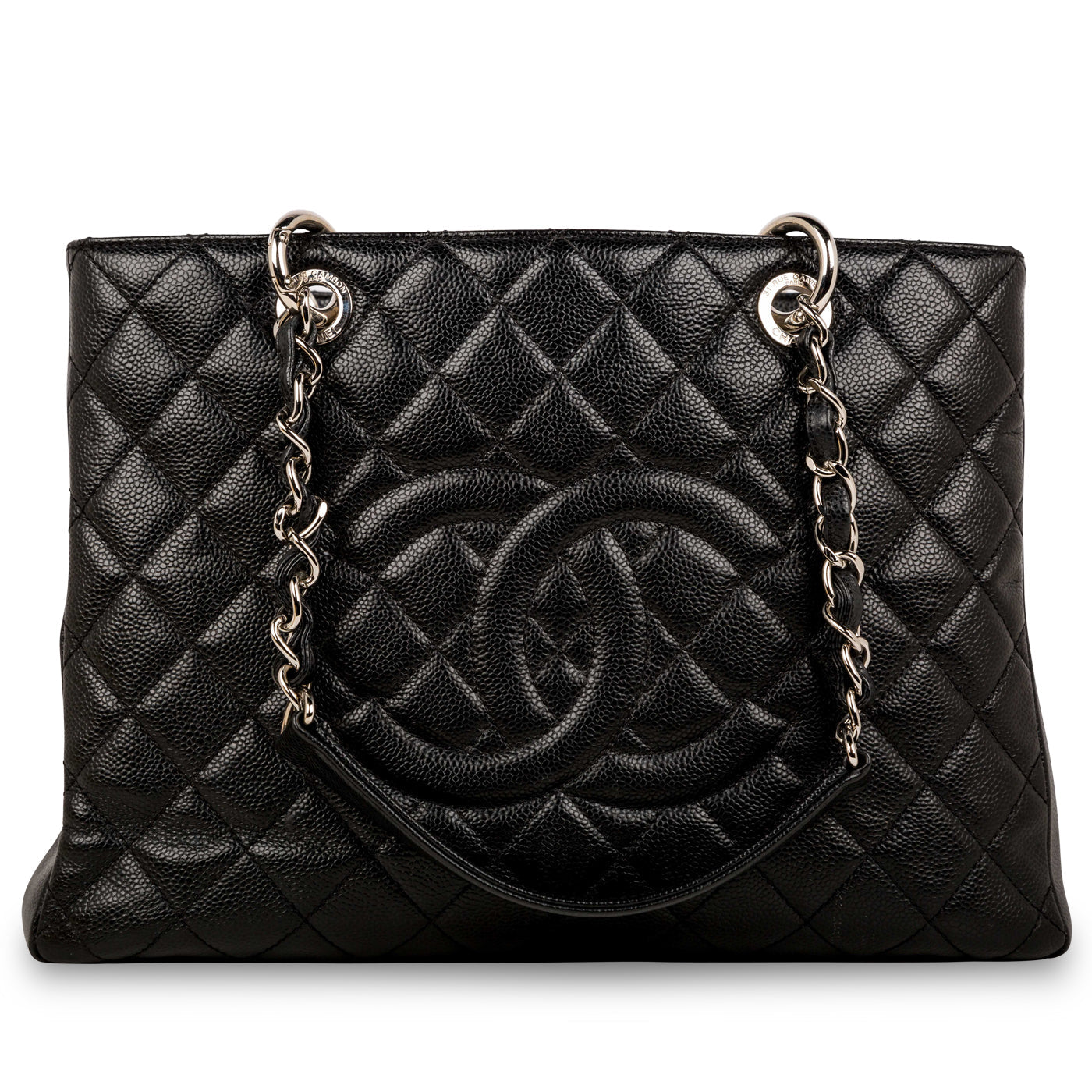 Chanel Timeless Caviar Black Tote Bag Style 33