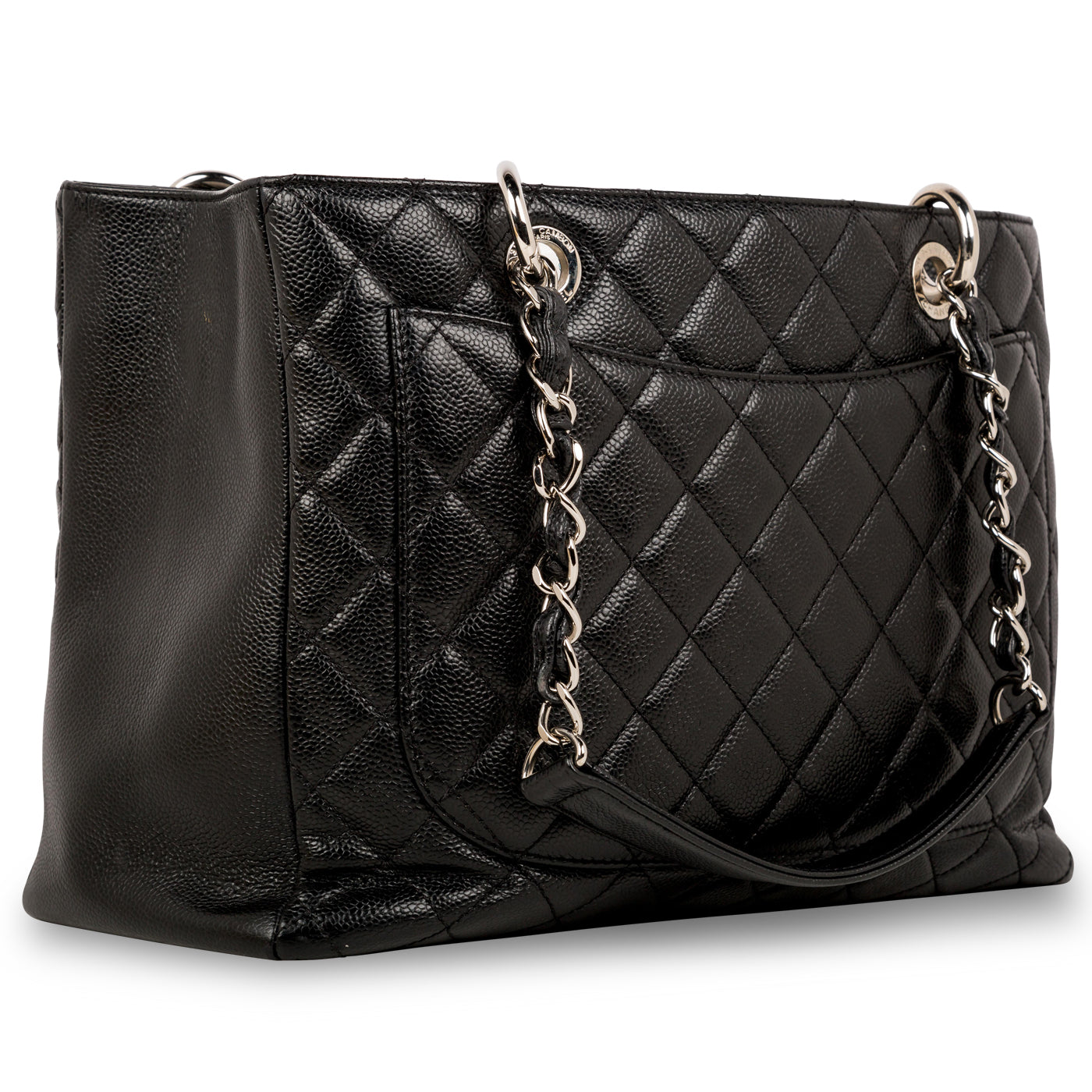 Chanel Timeless Caviar Black Tote Bag Style 33