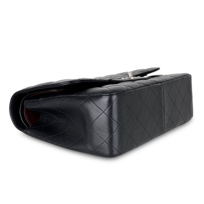 Chanel Classic Flap Caviar Black Shoulder Bag Style 20