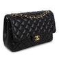 Chanel Classic Flap Bag - Black Jumbo
