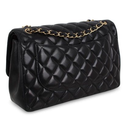 Chanel Classic Flap Bag - Black Jumbo