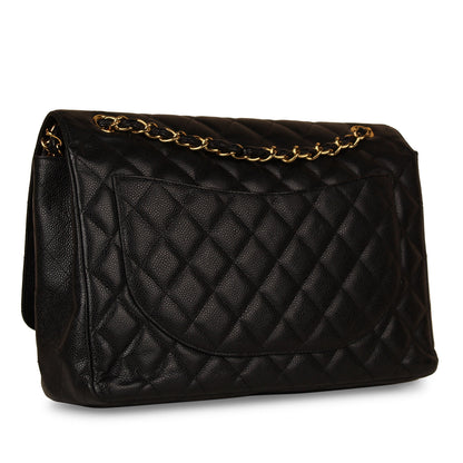 Chanel Classic Flap Caviar Black Shoulder Bag Style 5