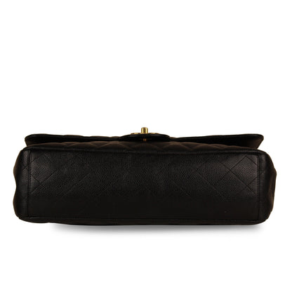Chanel Classic Flap Caviar Black Shoulder Bag Style 5