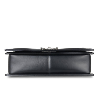 Chanel Boy Bag Lambskin Black Shoulder Bag Style 2
