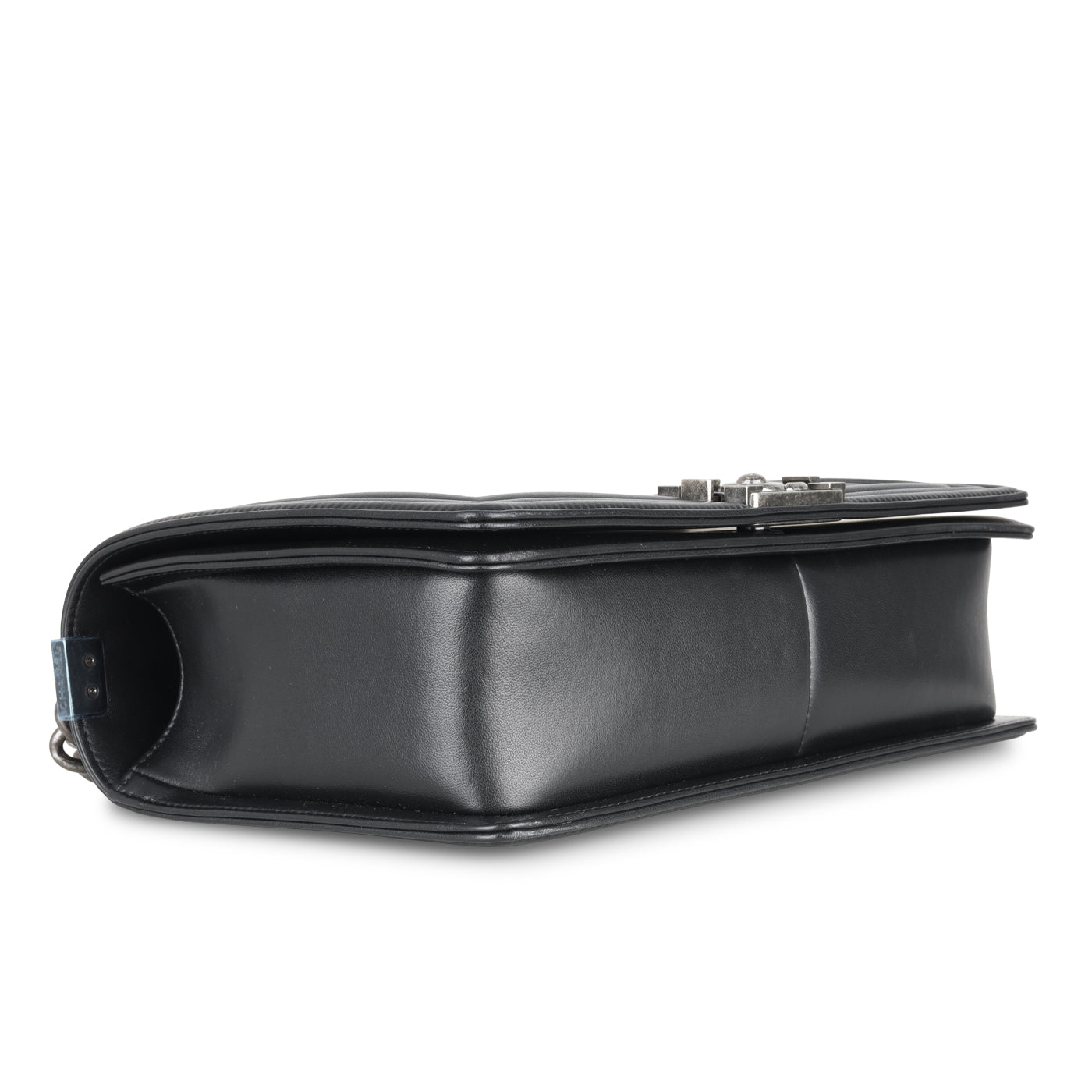 Chanel Boy Bag Lambskin Black Shoulder Bag Style 2
