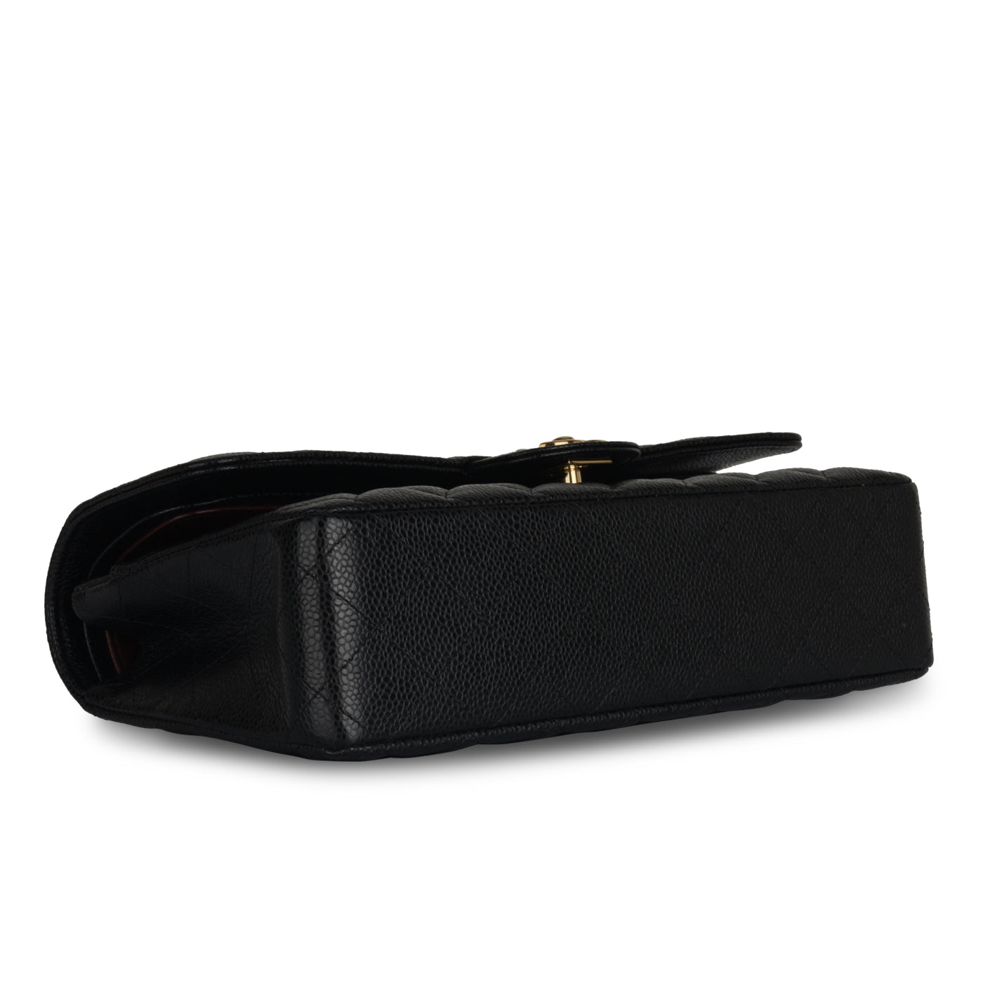 Chanel Classic Flap Lambskin Black Shoulder Bag Style 115