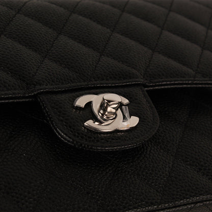 Chanel Classic Flap Caviar Black Shoulder Bag Style 79