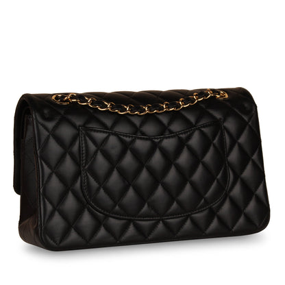 Chanel Classic Flap Bag Medium - Black Lambskin