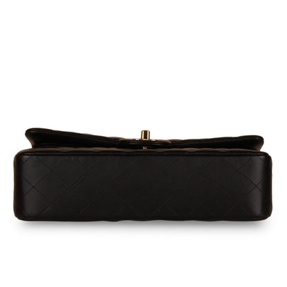 Chanel Classic Flap Bag Medium - Black Lambskin