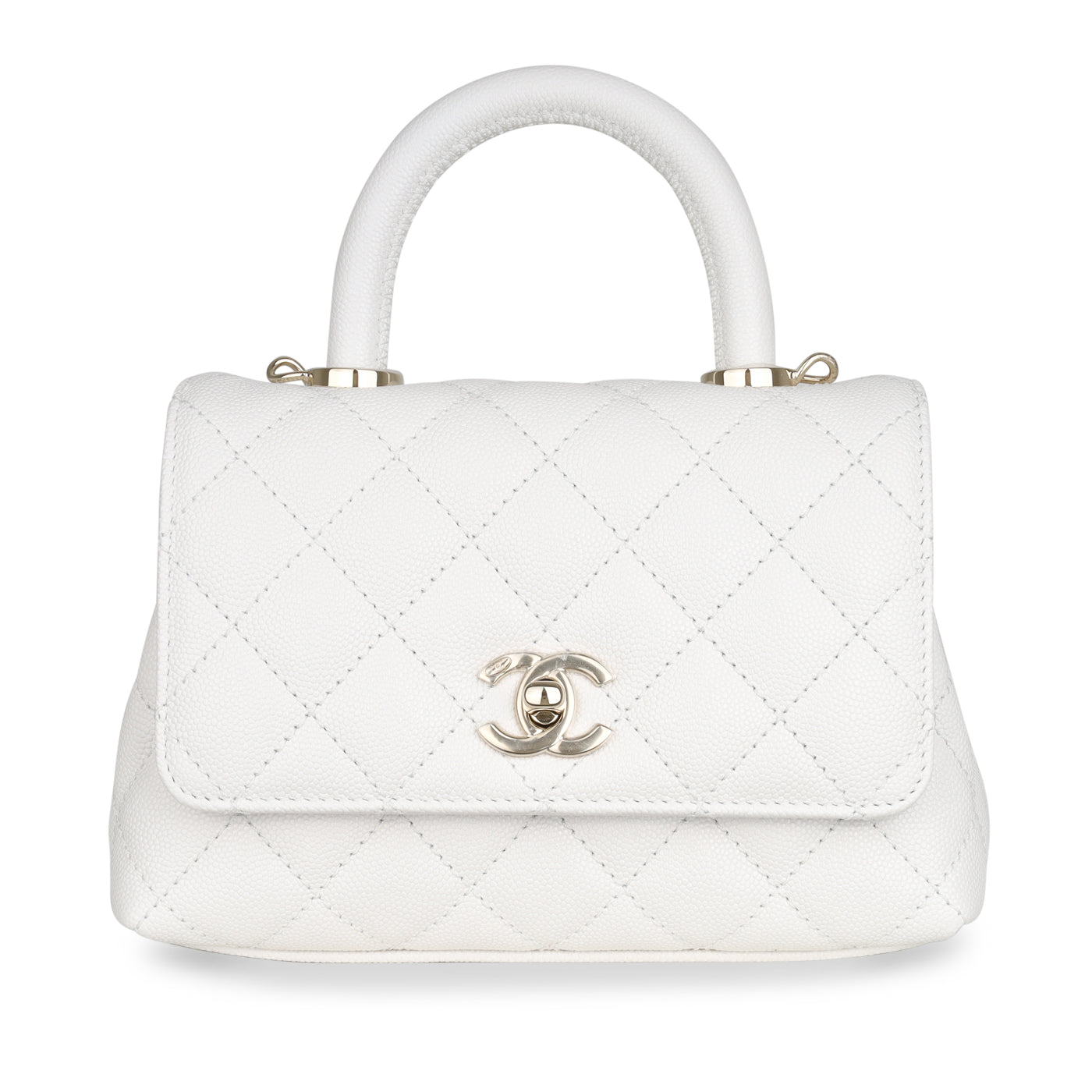 Chanel Coco Handle Caviar Gold Shoulder Bag Style 3