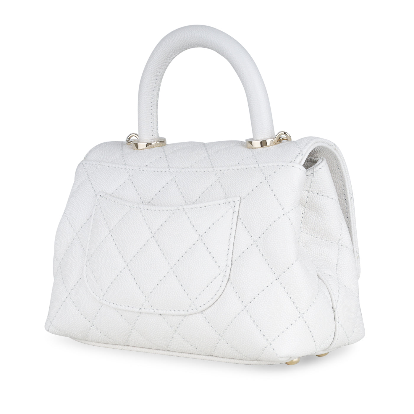 Chanel Coco Handle Caviar Gold Shoulder Bag Style 3