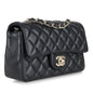 Chanel Classic Flap Lambskin Black Shoulder Bag Style 169
