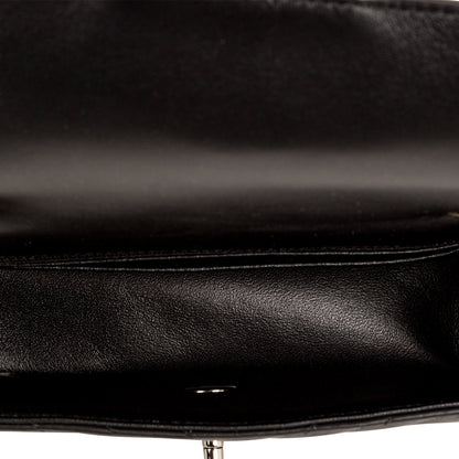 Chanel Classic Flap Lambskin Black Shoulder Bag Style 200
