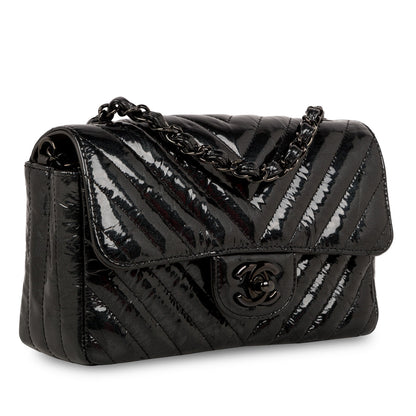 Chanel Classic Flap Bag - Mini Rectangular - So Black