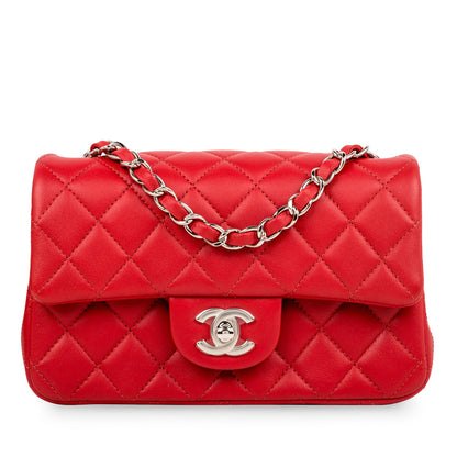Chanel Classic Flap Lambskin Black Shoulder Bag Style 195