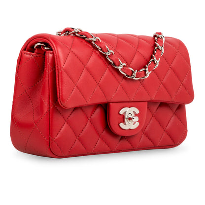 Chanel Classic Flap Lambskin Black Shoulder Bag Style 199