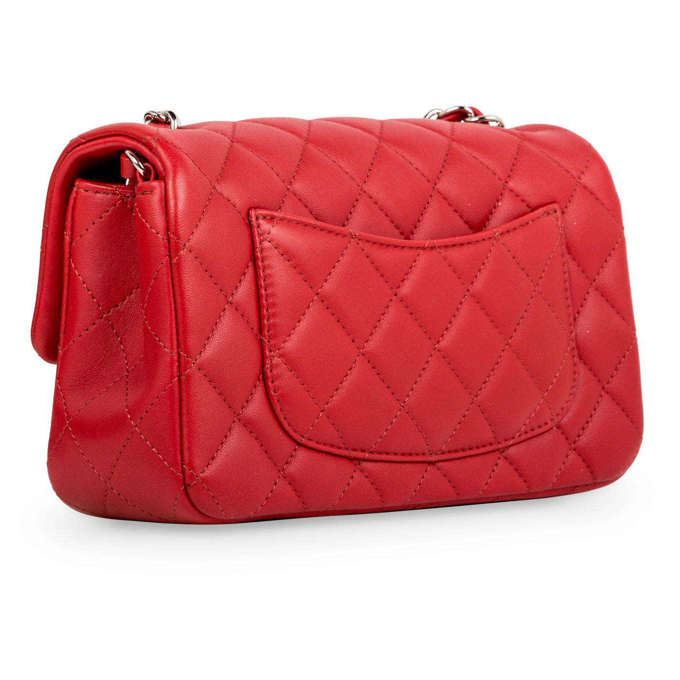 Chanel Classic Flap Lambskin Black Shoulder Bag Style 182