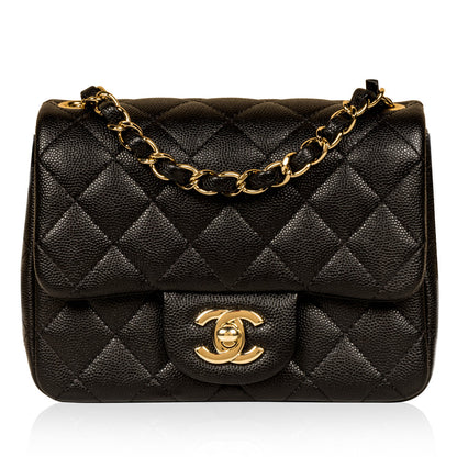 Chanel Classic Flap Caviar Black Shoulder Bag Style 110