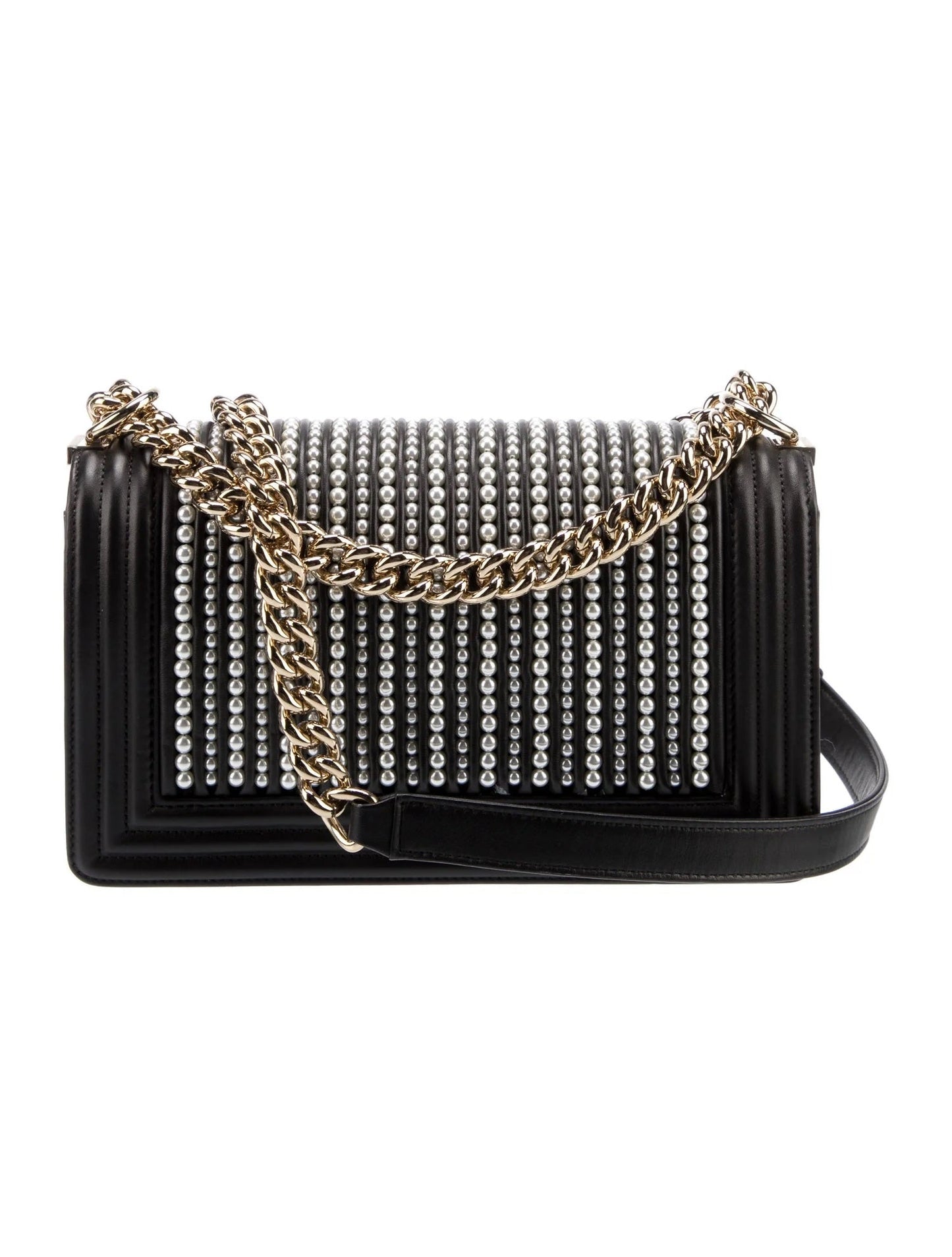 Chanel Boy Medium Calfskin Pearl Handbag
