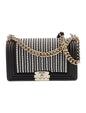 Chanel Boy Medium Calfskin Pearl Handbag