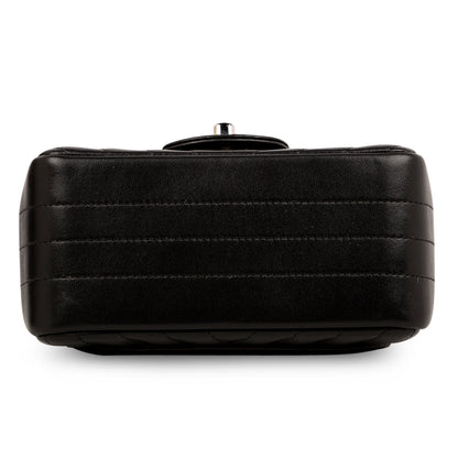 Chanel Classic Flap Lambskin Black Shoulder Bag Style 237