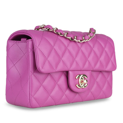 Chanel Classic Flap Lambskin Gold Shoulder Bag Style 80