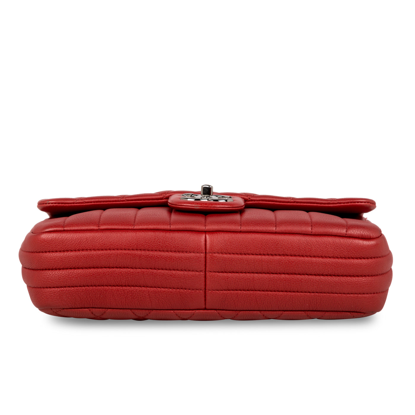 Chanel Quilted And Vertical Stitched Seasonal Flap Bag